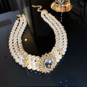 🌟 Gorgeous Pearl Necklace Choker